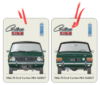 Ford Cortina MkII 1600GT 1966-70 Air Freshener